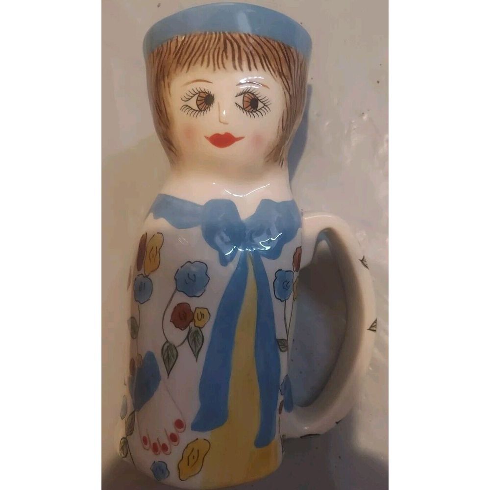 Retired Doris Decaf‎ Cup Mug Vase Lady Designs Susan Paley  Bella Casa by Ganz H